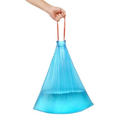 China Disposable Hot Sale Drawstring Heavy Duty Plastic Disposable Compostable Garbage Bag for sale