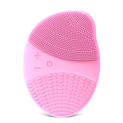 China Wholesale Wireless Deep Cleansing Silicone Face Portable Waterproof Mini Sonic Brush For Facial Exfoliation for sale