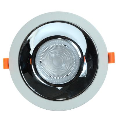 China Desk 25W 30W 5 inch COB LED downlight dimmable 60 degree free beam angle glare for office resort and shopping malls for sale