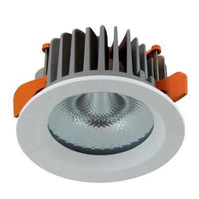 China Hotel 30W 6inches COB LED Downlight IP54 waterproof dimmable design recessed commercial downlight 30 watt with frosted glass for sale