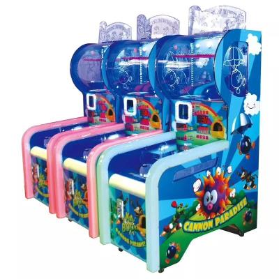 China Kids Cannon Paradise Ball Shooting Arcade Machine , Coin Operated Arcade Machine for sale