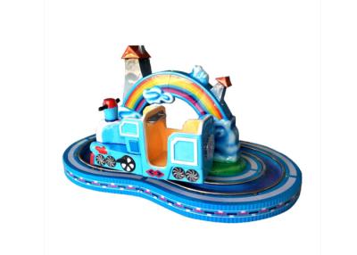 China Regenbogen-Kindermünzenspiel-Maschinen-Zug mit Bahn-geeigneter Vergnügungspark-Fahrt zu verkaufen