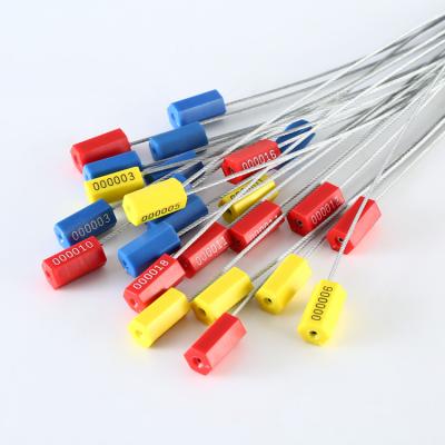 China Safety Plastic Container Anti Tamper Metal + Plastic Wire Seals Safety Seal for sale