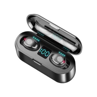 China 2020 New F9 TWS Wireless Earphone Portable BT 5.0 Earphone In-Ear With 2000mah Power Bank Wireless Earbuds For iPhone Android for sale