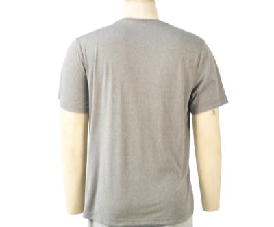 China Factory Best Simple Design Leisure Viable Gray Soft Men's Cvc T-Shirt for sale