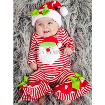 China Wholesale 100% cotton long sleeve baby infant romper Christmas babies fall winter onsie boutique rompers clothes for sale