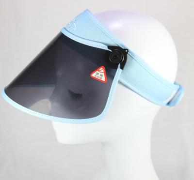 China acrylic letter & HZM-17628002 Adjustable Metal Summer Candy PVC Plastic Hats Multicolor Sun Visor Hats for sale