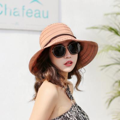 China acrylic letter & HZM-17594 2018 summer cheap hot women flat metal fashion sale sun outdoor beach hat for sale