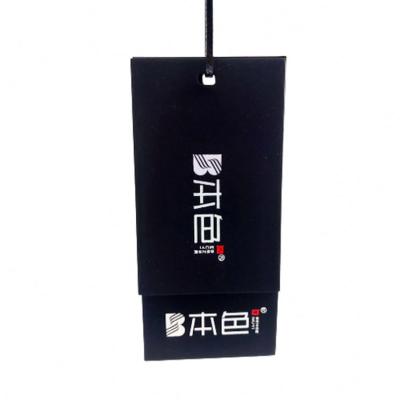 中国 Custom Design Plastic Clothing Garment Paper Hang Tags Seal String Hang Tag 販売のため