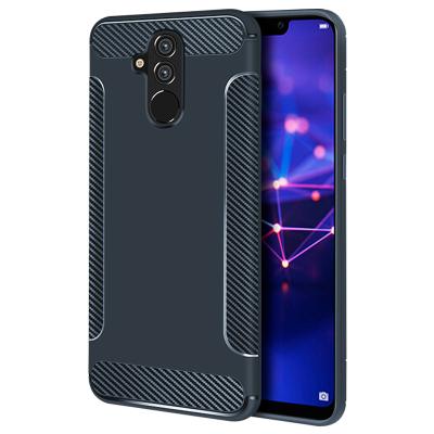 China Eco-Friendly For Huawei MATE 20 Lite Cover Case Phone Bgas Super Slim Carbon Fiber Design Protective Back Case for sale