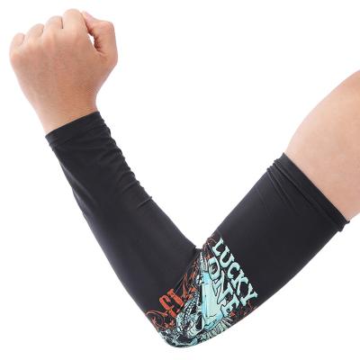 China Customs Printed 2022 Anti Sun UV Breathable Arm Sleeve Protect Anti-Slip Breathable Quick Dry Recycling Sunscreen Arm Sleeves for sale