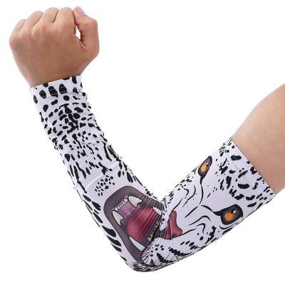 China 2022 Hot Sale Breathable Custom Printed Arm Sleeve Bicycle Ice Cloth Ice Sleeves UV Cool Cuff Protection Ice Silk Arm Sleeves for sale