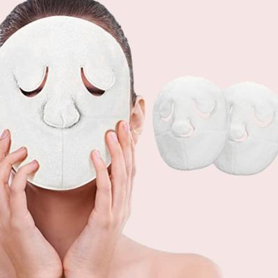 China Reuse New Reusable Microfiber Face Towel Suitable For Cold And Hot Compress Steam Anti Aging Facial Towel for sale