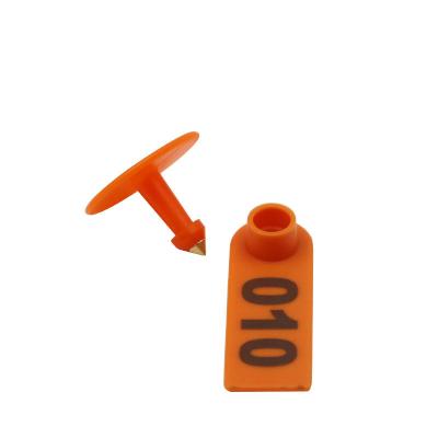 China Cattle Hot sale No.01-99 number animal tpu  livestock management sheep ear tag for farm for sale