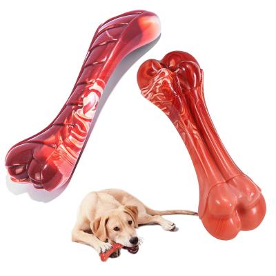 China Viable Dog Chew Toys for Aggressive Chewers Dog Toothbrush Stick Teeth Cleaning Squeaky Brushing Dental Oral Care for Puppy for sale