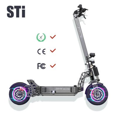 China 2020 Aluminum Alloy Premium Electric Scooter 60 km/h 1001-2000w Dual Foldable Electric Scooter for sale