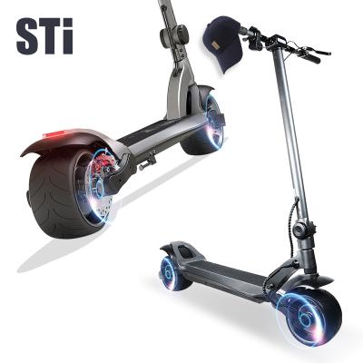 China Aluminum alloy wheel fast speed wide electric scooter, 500-1000W standing kick adult folding scooter for sale for sale