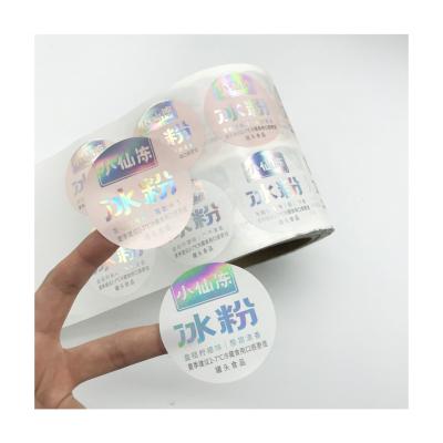 China Waterproof High Quality Custom Die Cut Waterproof Adhesive Circle Label Sticker for sale