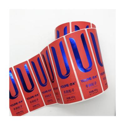 China Waterproof Custom Roll Label Sticker / Food Label Sticker For Plastic Bottles for sale