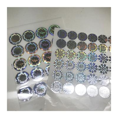 China Waterproof Logo Printing Customized Printed Adhesive Hologram Label Stickers, Adhesive Hologram Printed Sticker for sale