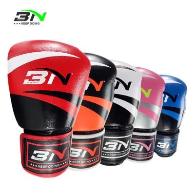 China 8OZ-16OZ PU BILLION Boxing Gloves Sandbag Training Muttahida Majlis-e-Amal Muay Thai Fighting Gloves for sale