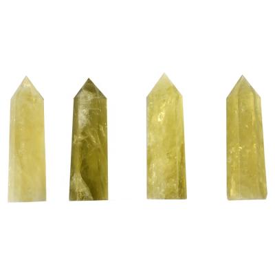 China Single China wholesale fine standard crystal column magic wand natural citrine crystal for sale