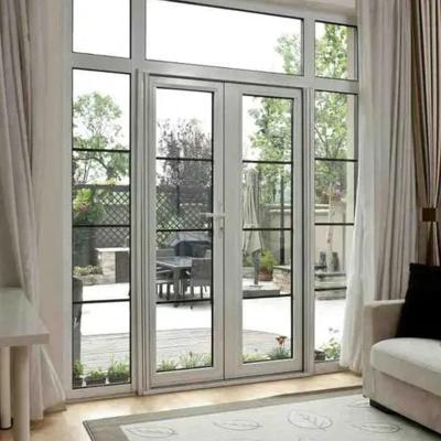 China Waterproof Good Quality Thermal Aluminum Break Doors Villa House Aluminum Casement Glass Doors for sale