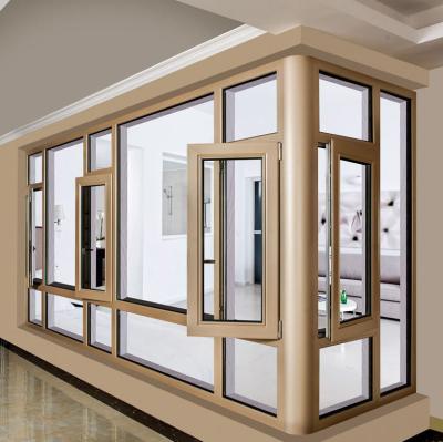 China Folding Casement Screen Importer Distributor Wanted Villa Aluminum Tempered Glass House Windows for sale