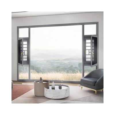 China Screen Manufacturer Wholesale Living Room Broken Deck Aluminum Folding Casement Window for sale