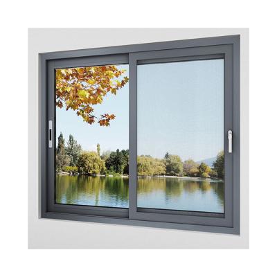 China Folding Screen Factory Direct Hot Sale Aluminum Sliding Window Double Glazed Sliding Window for sale