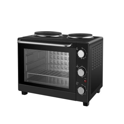 China Household 1600W 30L GS/CE/CB/ROHS Electric Toast Oven with Double Hot Plates for Kitchen for sale