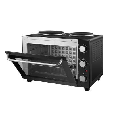 China 65L Household Electric Oven With Hot Plate 2 Electric Toaster Oven With CB Certificate for sale