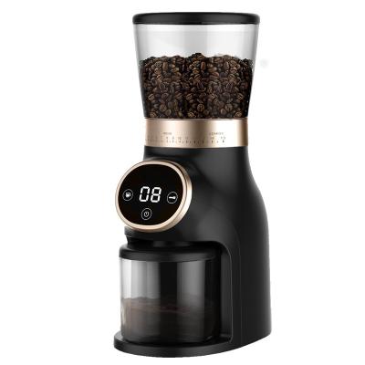 China New Designed Outdoor Coffee Grinder Machine Automatic Electric Conical Electric Conical Burr Coffee Grinder Stainless Steel Commercial Household for sale