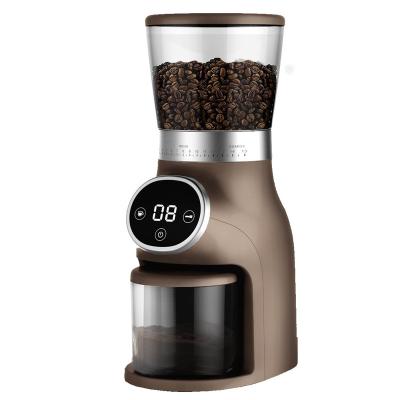 China New Designed Hotel Burrs Coffee Grinding Machine Conical Coffee Bean Grinder For Home Kitchen for sale