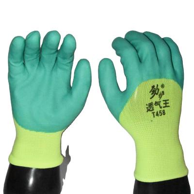 China Anti-Slip Ready To Ship Good Quality Latex Coated Gloves Working Gloves for sale