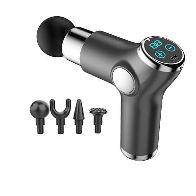 China Body USB Charging Mini Massage Gun With LCD Display for sale