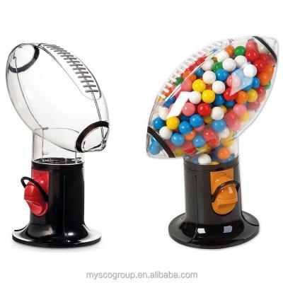 China Steamable Football Snack Candy and Gumball Dispenser for sale