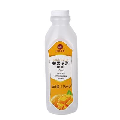 China Wholesale Biodegradable 900ml PET Beverage Bottles Juice And Water Plastic Bottle With Cap à venda