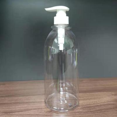 中国 China Factory Wholesale Price Transparent PET Bottles with Sprayer Cap Hand Washing Pump Bottles 販売のため