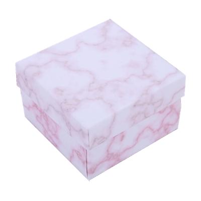 China High End Recyclable Custom Printing Marble Scarf Packaging Cardboard Box Christmas Gift Pink Pink Paper Box for sale