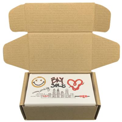 China Wholesale Custom Paper Box Recyclable Logo Folding Shipping Boxes Recycle Paper Box Packaging Shoe Accessories for sale