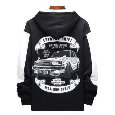 China High Quality Cotton Breathable Patchwork Hoodies Wholesale Men's Graffiti Hoodie Multiple Colors Sporty Hoodie for sale