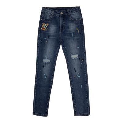 China Custom Made High Quality Professional Manufacturing Cheap Kids Pants Breathable Jeans for sale