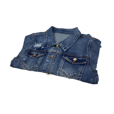 China Breathable High Quality Durable Using Various Breathable Stretchable Denim Jacket Eco-friendly Oversized Kids for sale