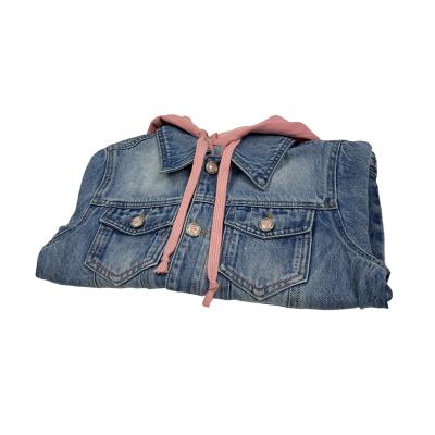 China Top Selling Breathable Guaranteed Quality Denim Women's Eco-Friendly Stretchable Kids Jean Jackets For Girls for sale