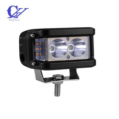 China Hot Sale Rectangle 25W Spot Lighting Motorcycle 2 Beads Motorcycle Spotlight 100*55*70mm for sale