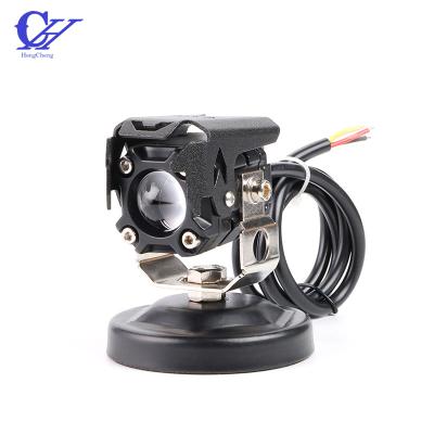 China Custom Noise Angel Eyes Spotlight Auxiliary Led Fog Lights For Motorcycle With Turn Signal Switch 45*70*75 mm for sale