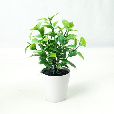 China High Quality Eucalyptus Dresser Mini Faux Plants Simulation Fake Plants for Shelf or Desk Plant Artificial Greenery for sale