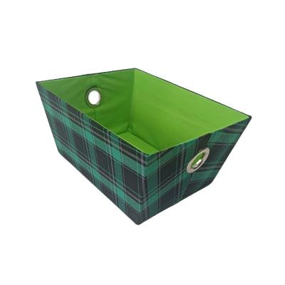 China Viable Decorative Christmas Storage Bins Storage Cardboard Boxes With Handle Christmas Ornament Storage Boxes for sale