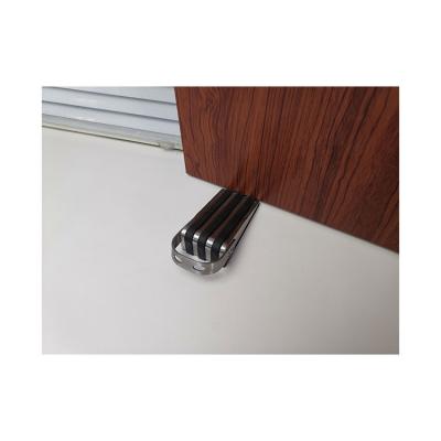 China Strongest durable door stopper heavy duty door stop wedge made of premium quality zinc and rubber fits any door any floor for sale